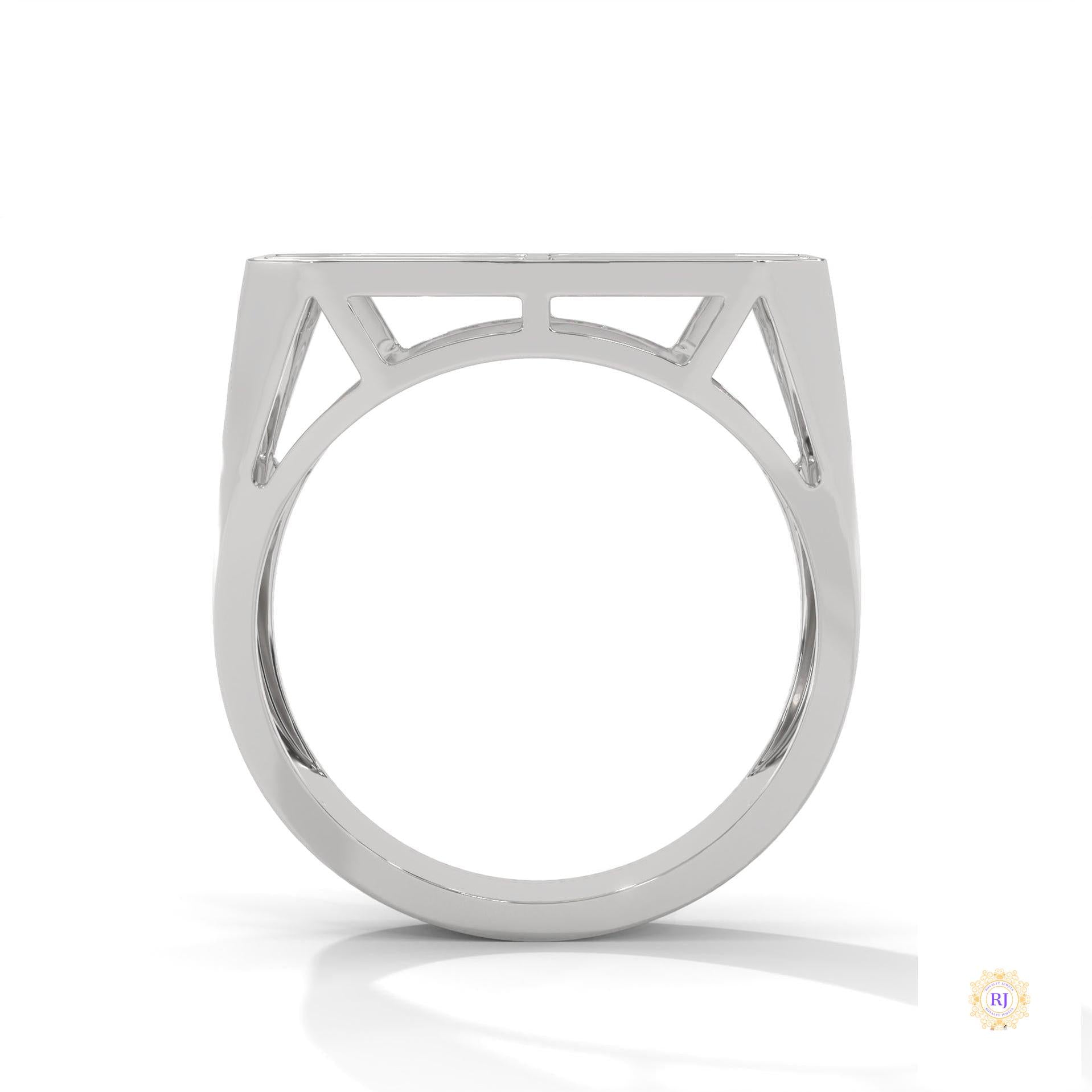 1 Ct. Men’s Lab Diamond Grid Ring