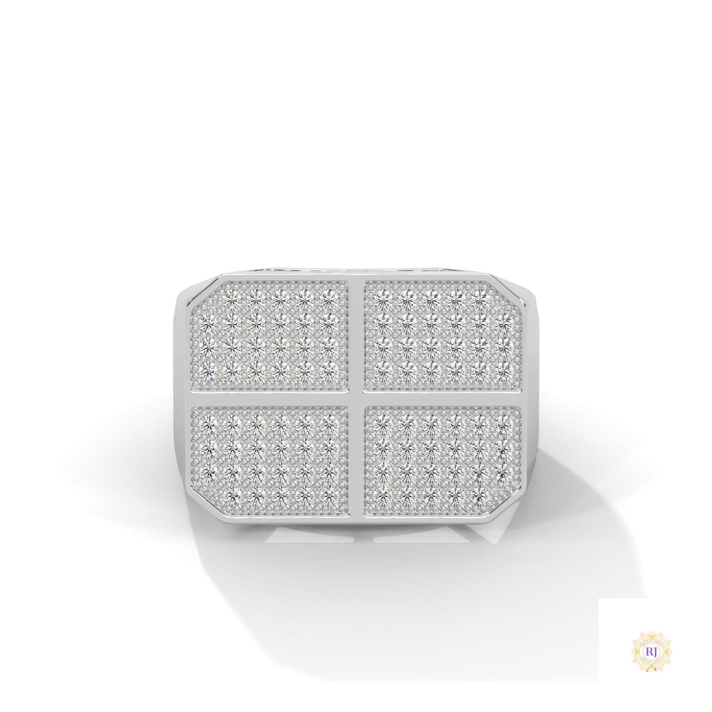 1 Ct. Men’s Lab Diamond Grid Ring