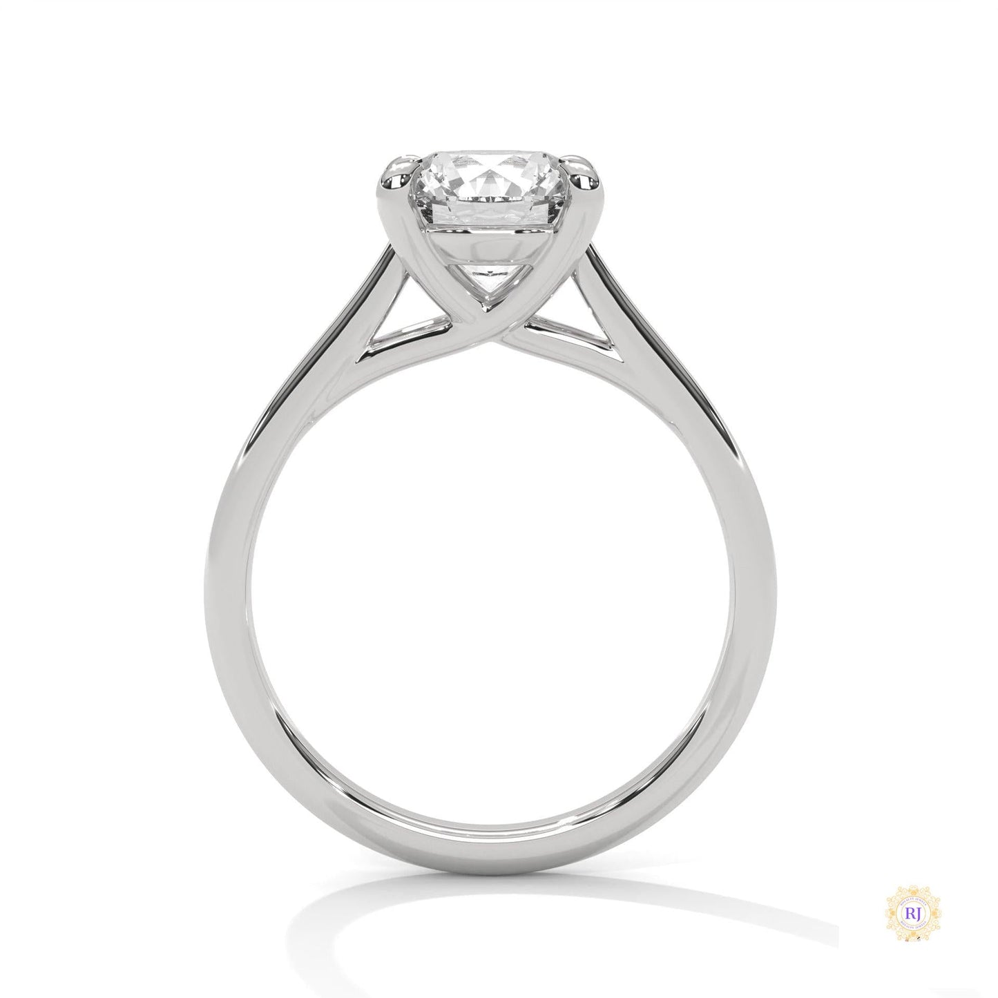 2 Ct. Round Lab Diamond Solitaire Ring