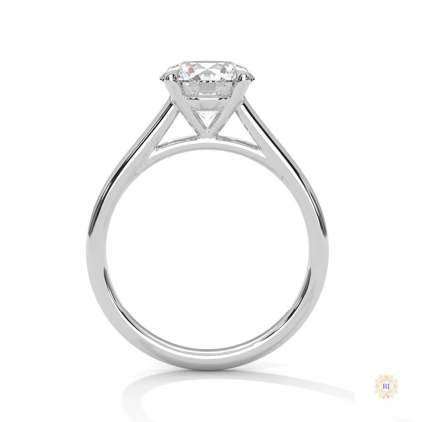 2 Ct. Round Lab Diamond Solitaire Ring