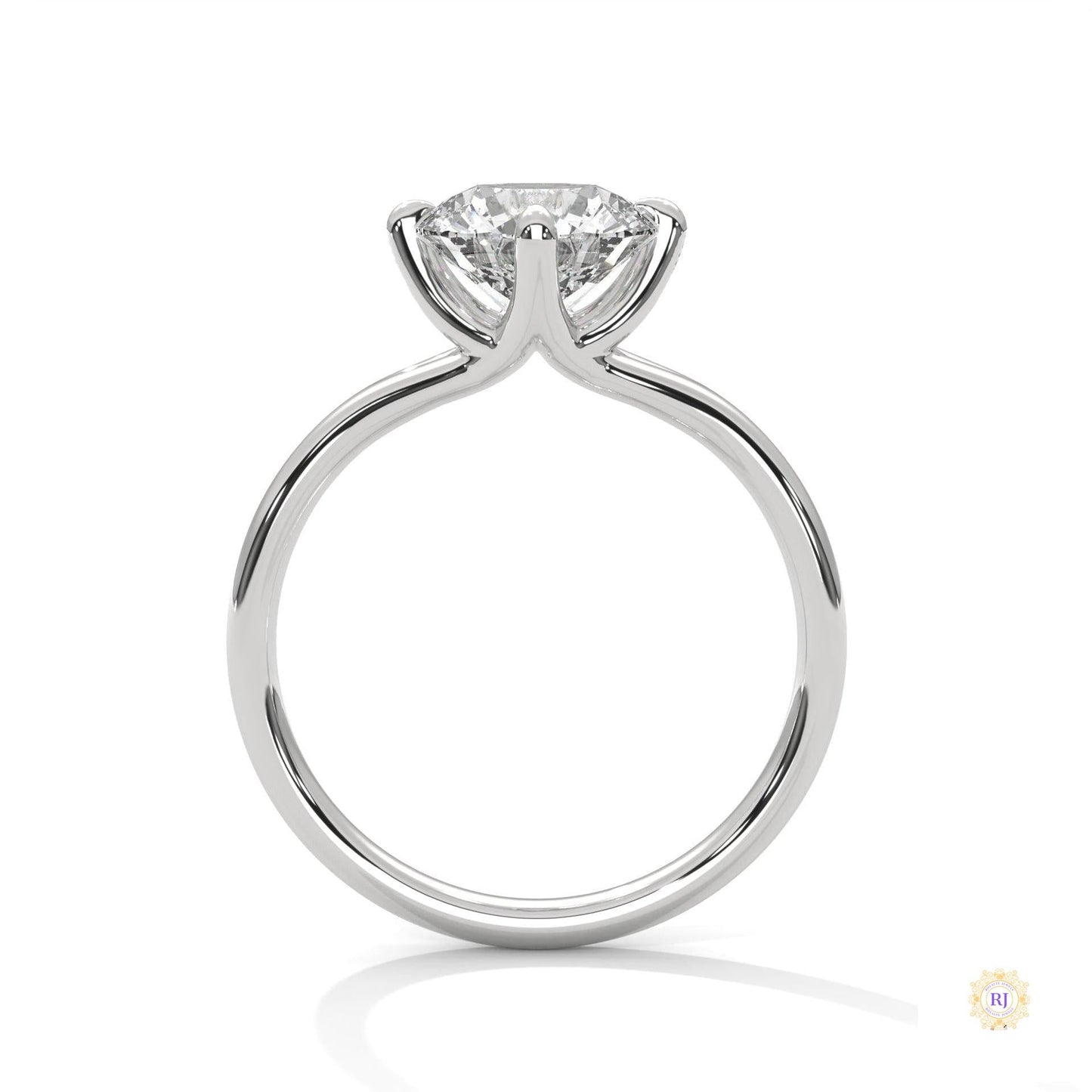 2 Ct. Solitaire Lab Diamond Engagement Ring
