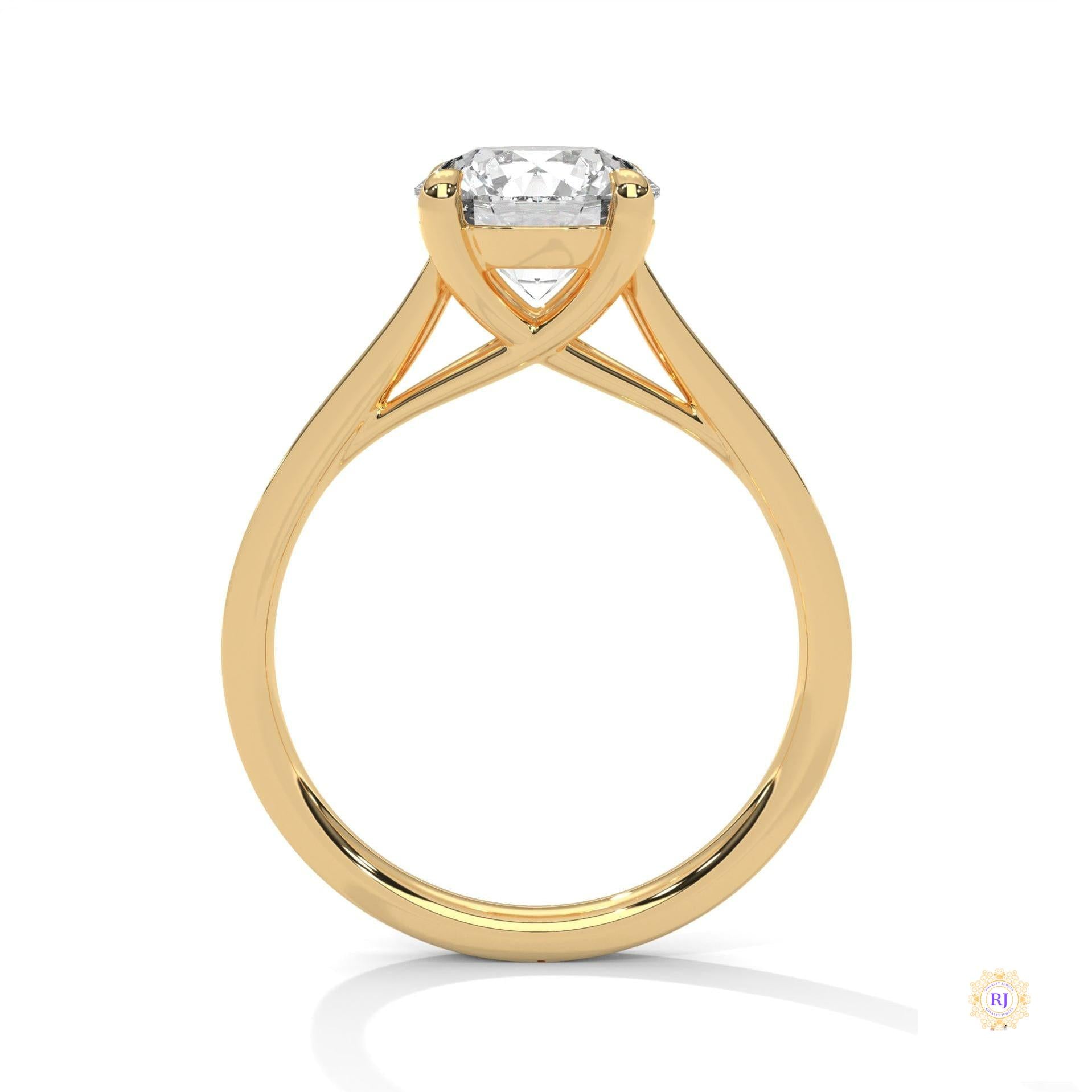 2.25 Ct. Crossover Cathedral Pavé Ring