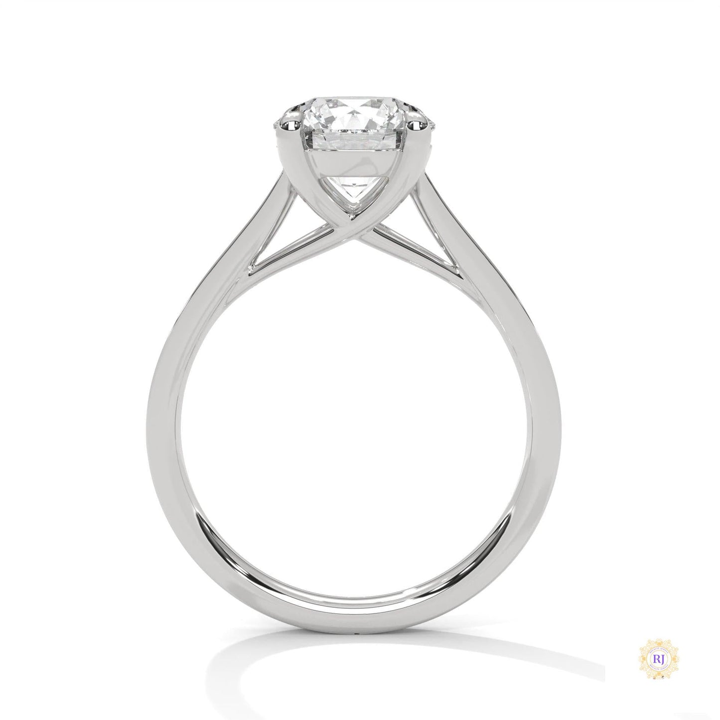 2.25 Ct. Crossover Cathedral Pavé Ring
