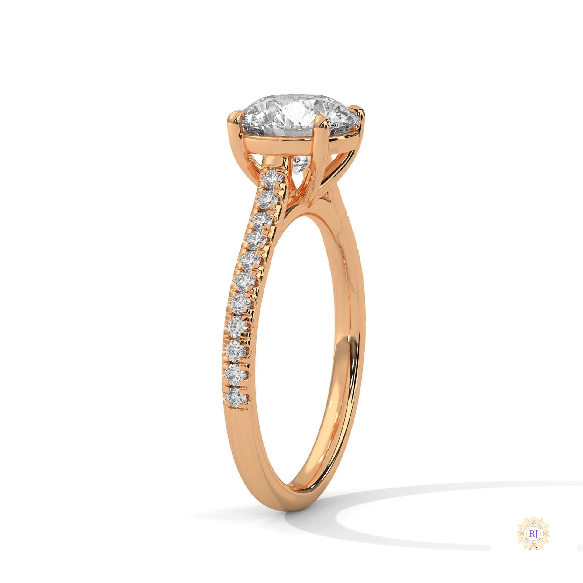 2.25Ct. Lab Diamond Engagement Ring