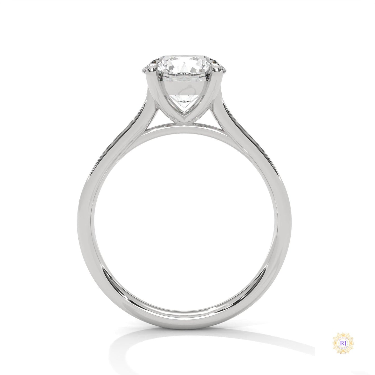 2.30 Ct. Cathedral Pavé Lab Diamond Ring