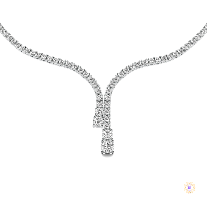 Waterfalls Halfway Diamond Necklace